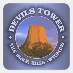 Adesivo Quadrado Torre 3 dos diabos