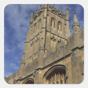 Adesivo Quadrado Torre da Igreja de St. James, Chipping Camden