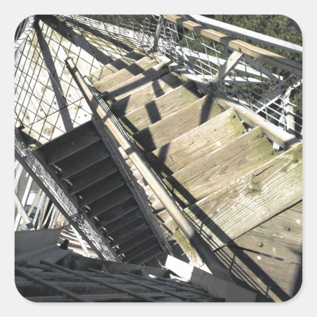 Adesivo Quadrado torre de barbear em primaveras de eureka (Frente)