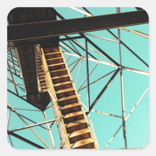 Adesivo Quadrado torre em primaveras de eureka