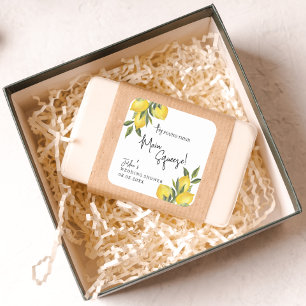 Adesivo Quadrado Torta de Casamento ou Chá de Noiva Main Squeeze Le