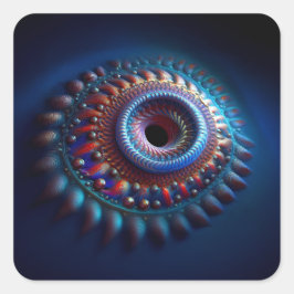 Adesivo Quadrado Torus Wormhole