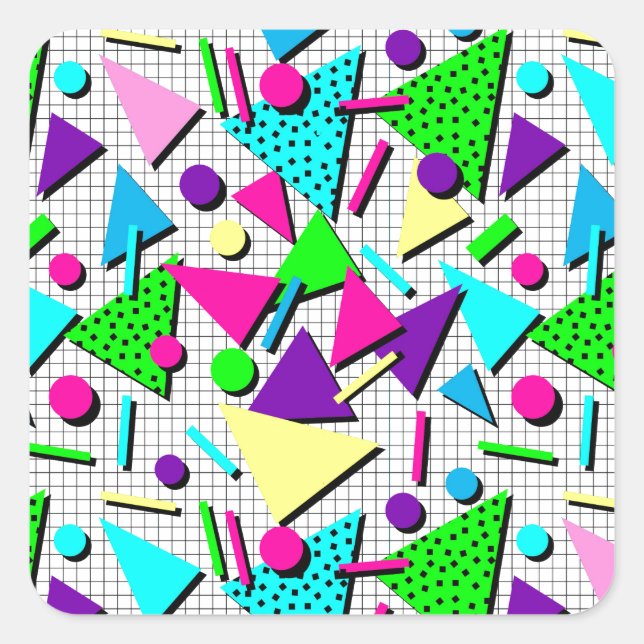 Adesivo Quadrado totalmente radical (Frente)