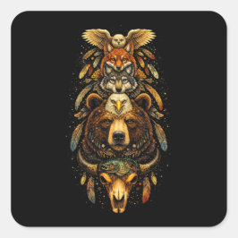 Adesivo Quadrado Totem Ascendant