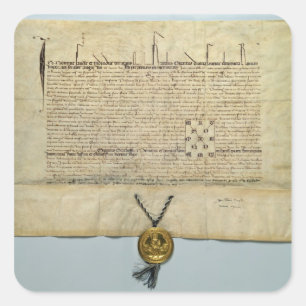 Adesivo Quadrado Touro de Carlos IV Santo Imperador Romano