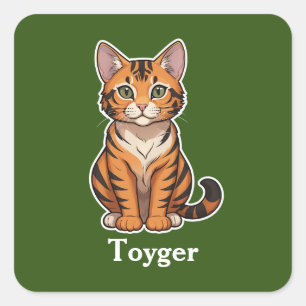 Adesivo Quadrado Toyger