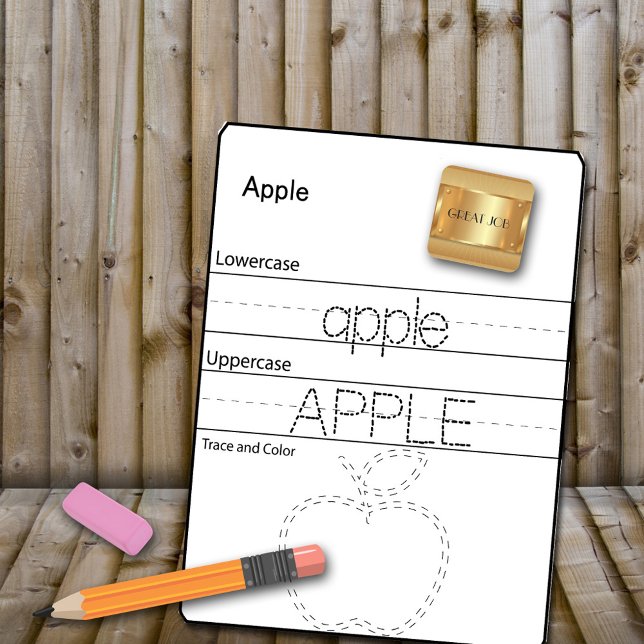 Adesivo Quadrado Trabalho de excelente, Medalha Dourada, Personaliz (Criador carregado)