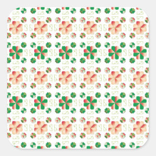 Adesivo Quadrado Tradicional letão Sinal SUN padrão geométrico X