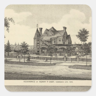 Adesivo Quadrado Transportador e Kilpatrick, Nebraska