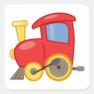 ADESIVO QUADRADO TRANSPORTE TERRESTRE DE BRINQUEDOS DE CARTÃO COMBO
