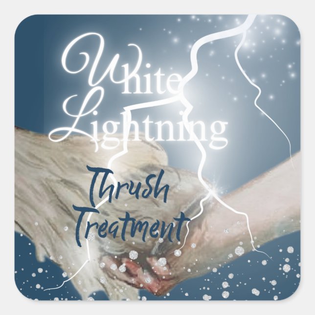 Adesivo Quadrado tratamento de raios brancos (Frente)