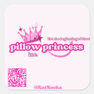 Adesivo Quadrado Travesseiro Princess Sticker | Lésbica High Femme