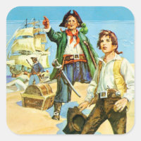 Treasure Island 1 Sticker