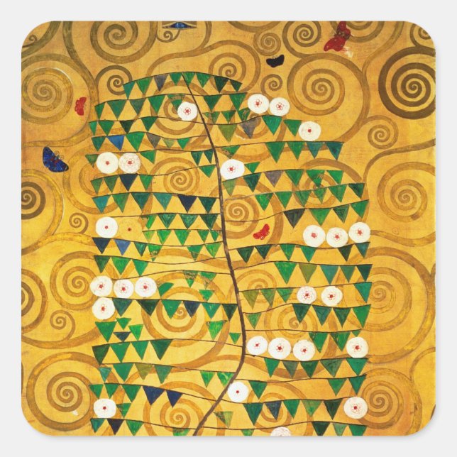 Adesivo Quadrado Tree of Life c.1905-09 (Frente)