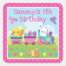 Trem de Coelhinho Fofo, Pintinho e Ovos de Chocola