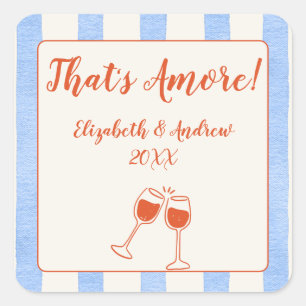 Adesivo Quadrado Trendy Whimsical hand desenhada