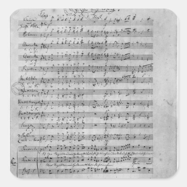 Adesivo Quadrado Três Lieder (Frente)