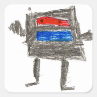 Adesivo Quadrado Treytin: Sticker Quadrado