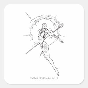 Adesivo Quadrado Tribo 9 do índigo