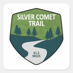 Adesivo Quadrado Trilha Silver Comet Geórgia