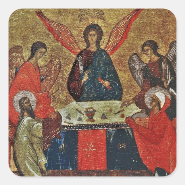 Adesivo Quadrado Trinidade com os Santos (Frente)