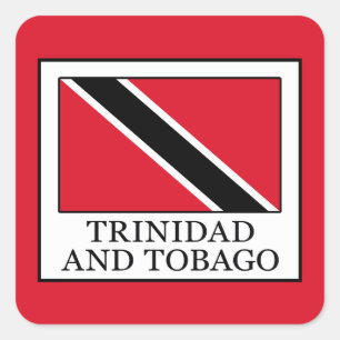 Adesivo Quadrado Trinidade e Tobago
