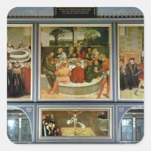 Adesivo Quadrado Triptych