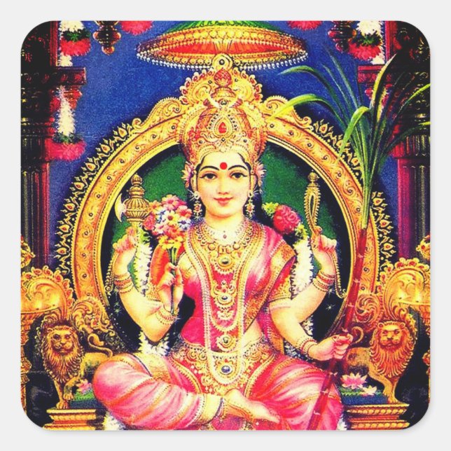 Adesivo Quadrado Tripura Sundari (Lalita) (Frente)