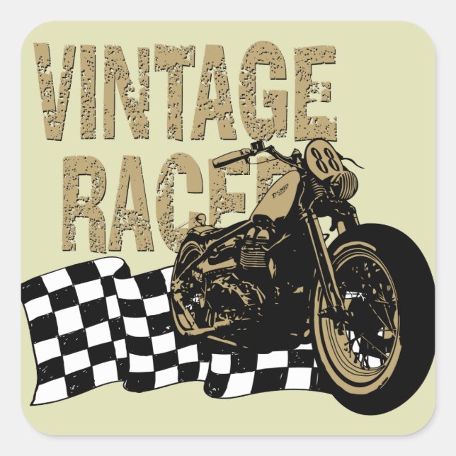 Adesivo Quadrado Triumph Bobber (Frente)