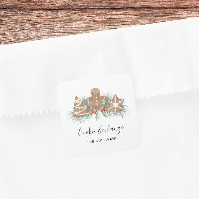 Adesivo Quadrado Troca de cookies (Criador carregado)