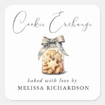 Troca de Cookies Modernos Chic Elegante
