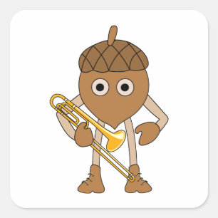 Adesivo Quadrado Trombone Nut