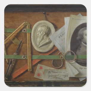 Adesivo Quadrado Trompe - l ' oeil, 1785