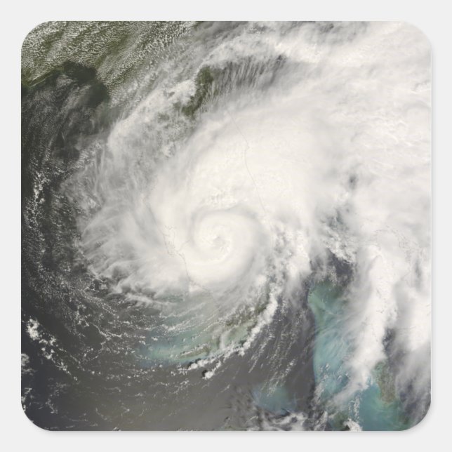 Adesivo Quadrado Tropical Storm Fay (Frente)