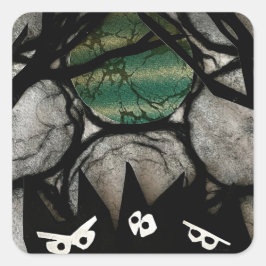 Adesivo Quadrado Trouble