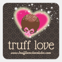Trufas de chocolate de cor personalizada confeitar