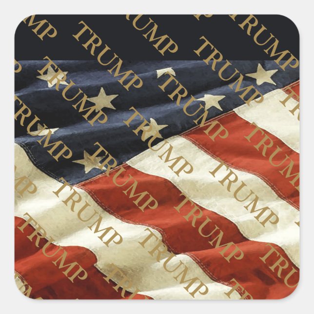 ADESIVO QUADRADO TRUMP (Frente)