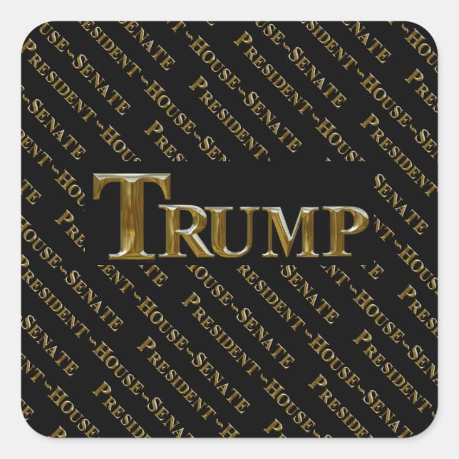 ADESIVO QUADRADO TRUMP 2024 (Frente)