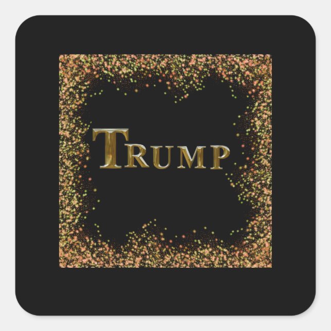 ADESIVO QUADRADO TRUMP 2024 (Frente)