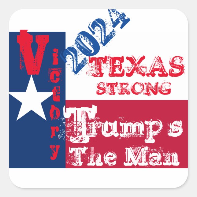 ADESIVO QUADRADO TRUMP 2024 (Frente)