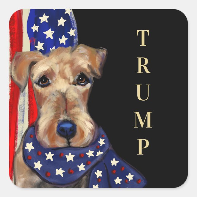 ADESIVO QUADRADO TRUMP 2024 (Frente)