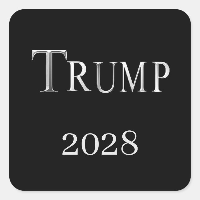 ADESIVO QUADRADO TRUMP 2028 (Frente)