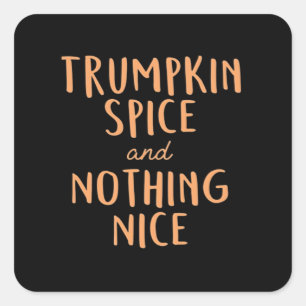 Adesivo Quadrado Trumpkin Spice Nice