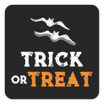 Truque de Halloween ou Treat, morcegos negros adul