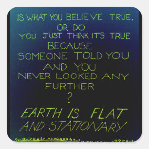 Adesivo Quadrado Truth Sticker