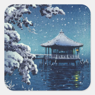 Adesivo Quadrado Tsuchiya Koitsu - Neve no Ukimido em Katada