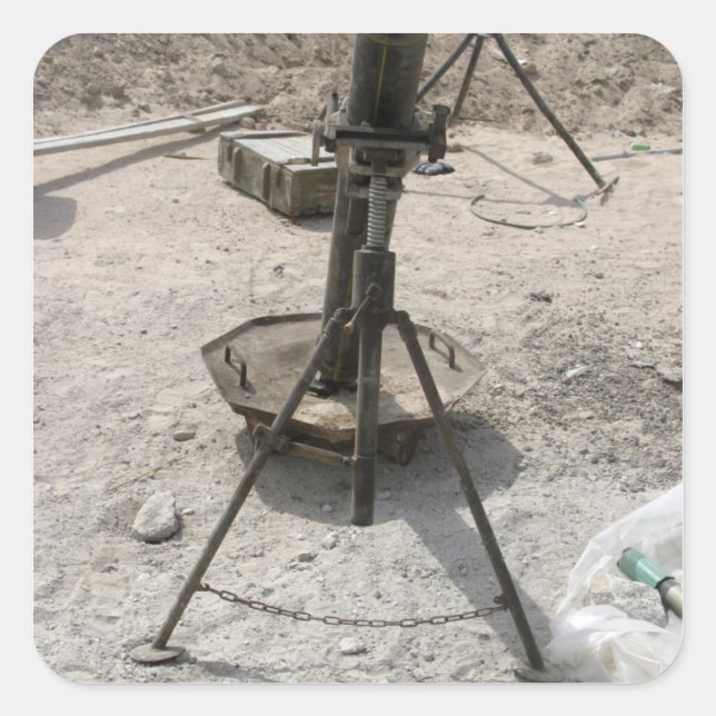 Adesivo Quadrado Tubos de alcatrão (Frente)