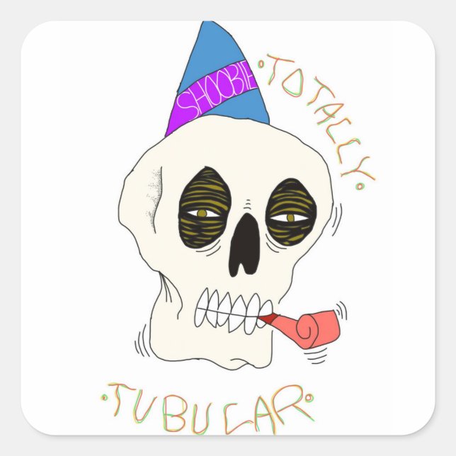 Adesivo Quadrado Tubular (Frente)