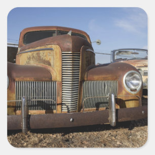 Adesivo Quadrado Tucumcari, Novo México, Estados Unidos. Rota 66.