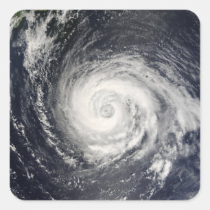 Adesivo Quadrado Tufão Fitow